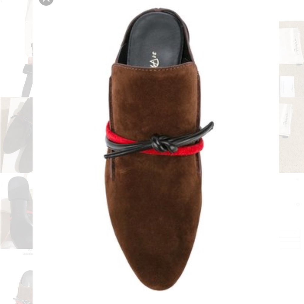 3.1 Phillip lim Louie espresso slip on